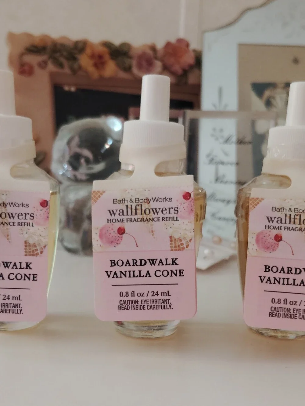 RARE NEW Bath & Body Works Boardwalk Vanilla Cone Set Candle Wallflowers Soaps